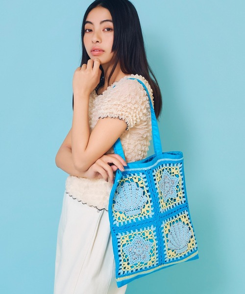 Casselini（キャセリーニ） トートバッグ クロシェトートバッグ