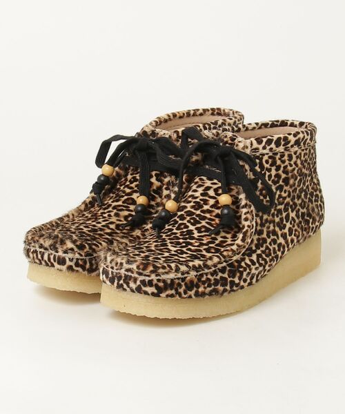 Clarks（クラークス） ブーツ 「Clarks」Wallabee Boot .Leopard Print