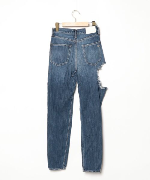 「GYDA」 スキニーデニムパンツ SMALL インディゴブルー レディース_画像2