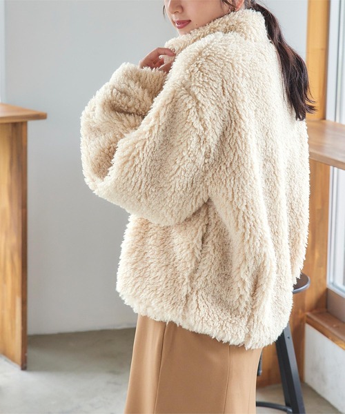 「titivate」 ジャケット FREE アイボリー レディース_画像6