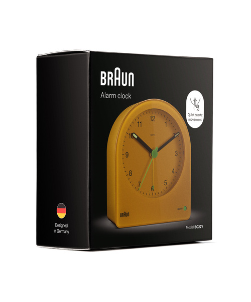 BRAUN（ブラウン） 時計 BRAUN ALARM CLOCK YELLOW BC22Y : ZOZOTOWN