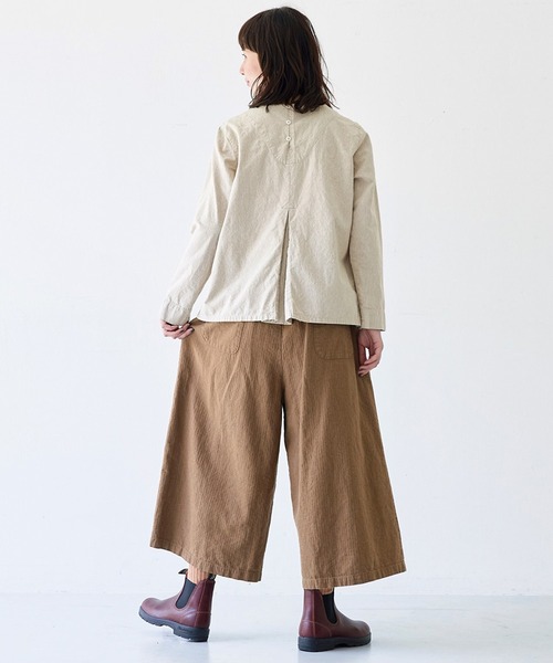 「Sunny clouds」 長袖ブラウス MEDIUM ベージュ レディース_画像7