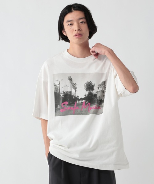 George's tシャツ カラーロゴフォトプリントTシャツ メンズ レディース