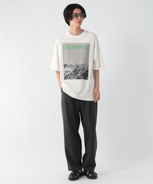 George's tシャツ カラーロゴフォトプリントTシャツ メンズ レディース