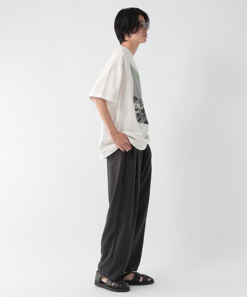 George's tシャツ カラーロゴフォトプリントTシャツ メンズ レディース