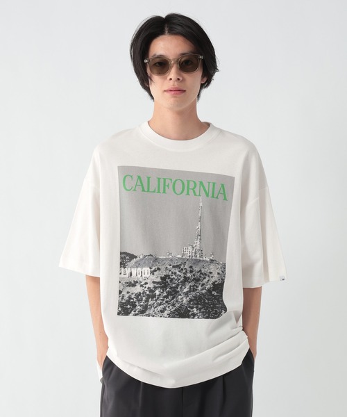 George's tシャツ カラーロゴフォトプリントTシャツ メンズ レディース