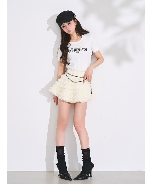 Darich（ダーリッチ） スカート コルセットデザインボリュームチュール