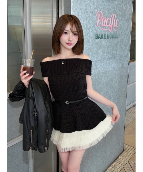 Darich（ダーリッチ） スカート コルセットデザインボリュームチュール