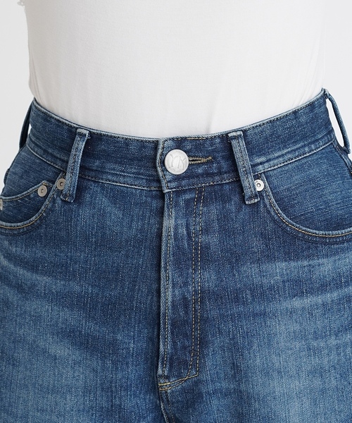 「YANUK」 デニムパンツ 22inch インディゴブルー レディースの画像