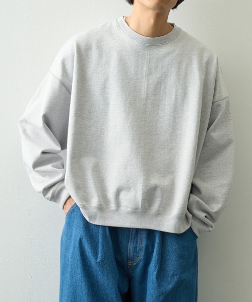 トレーナー スウェット 「MARKAWARE/マーカウェア」HUGE SHORT SWEAT メンズの画像