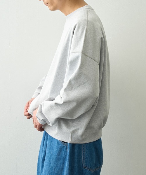 トレーナー スウェット 「MARKAWARE/マーカウェア」HUGE SHORT SWEAT メンズの画像