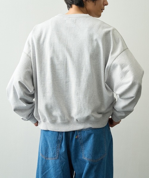 トレーナー スウェット 「MARKAWARE/マーカウェア」HUGE SHORT SWEAT メンズの画像