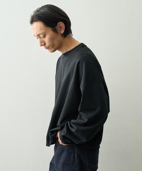 トレーナー スウェット 「MARKAWARE/マーカウェア」HUGE SHORT SWEAT メンズの画像