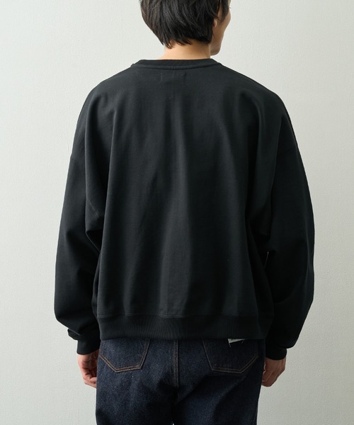 トレーナー スウェット 「MARKAWARE/マーカウェア」HUGE SHORT SWEAT メンズの画像