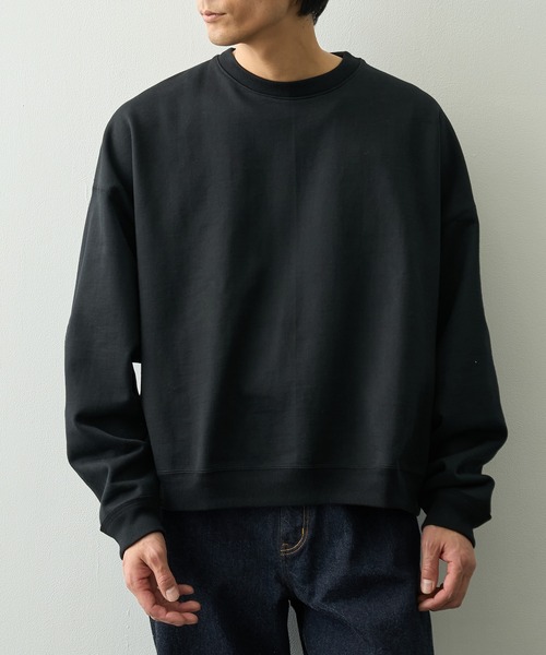 トレーナー スウェット 「MARKAWARE/マーカウェア」HUGE SHORT SWEAT メンズの画像