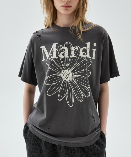 Mardi Mercredi（マルディメクルディ） tシャツ TSHIRT FLOWERMARDI