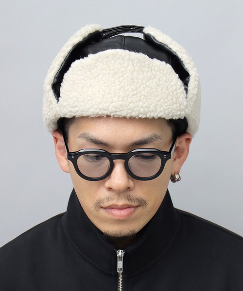 「glabella」 キャップ FREE ブラック系その他 メンズ_画像3