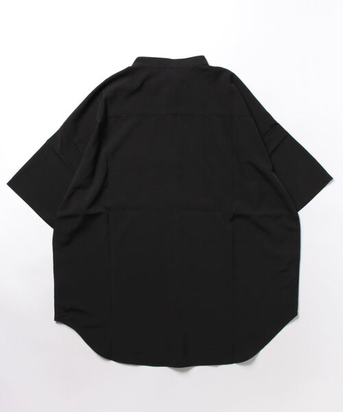 「THISIS」 「HALHAM」半袖ブラウス LARGE ブラック レディース_画像2