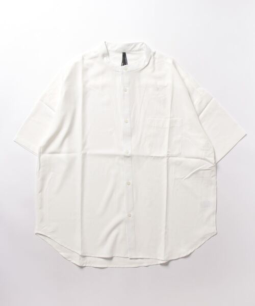 「THISIS」 「HALHAM」半袖ブラウス LARGE ブラック レディース_画像4