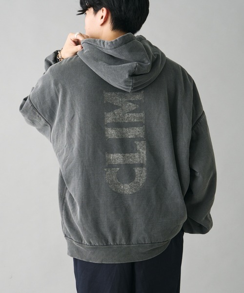 「Franklin Climbing」 ジップアップパーカー LARGE ライトグレー メンズ_画像4