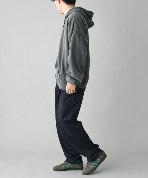 「Franklin Climbing」 ジップアップパーカー LARGE ライトグレー メンズ_画像7