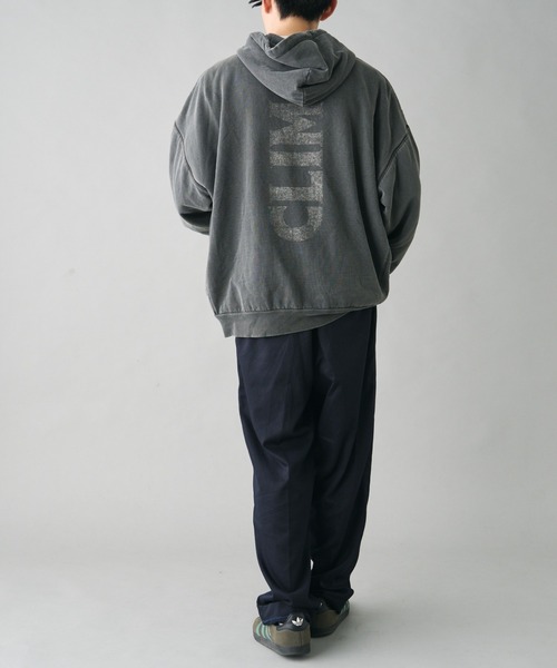 「Franklin Climbing」 ジップアップパーカー LARGE ライトグレー メンズ_画像8