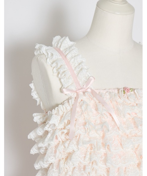 ワンピース lacy tulle camisole onepieceの画像