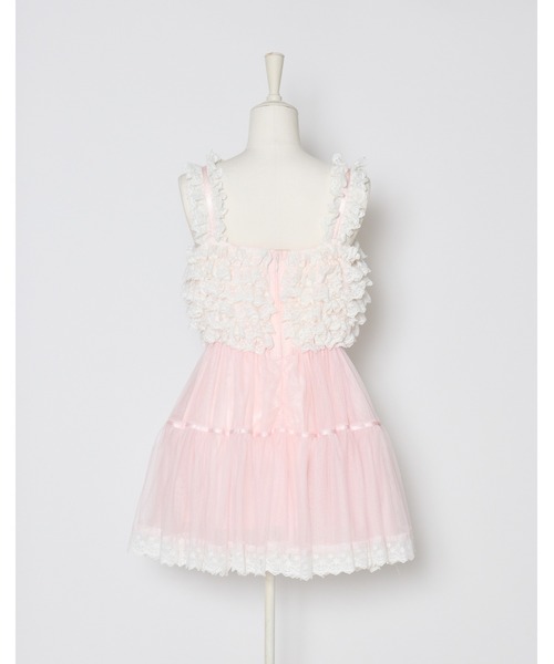 ワンピース lacy tulle camisole onepieceの画像