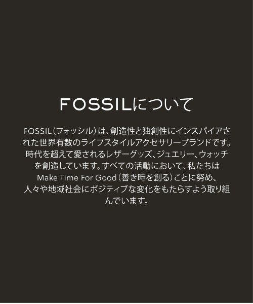 ブレスレット フォッシル アクセサリー メンズ ブレスレット マルチ JF04985040 メンズの画像