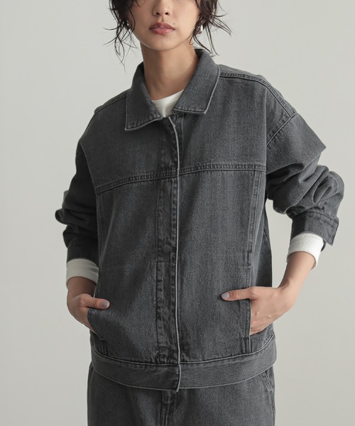 「for/c」 デニムジャケット M インディゴブルー レディース_画像7