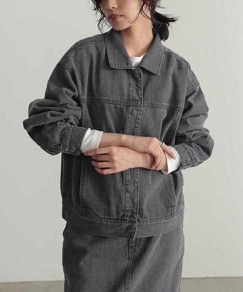 「for/c」 デニムジャケット M インディゴブルー レディース_画像8