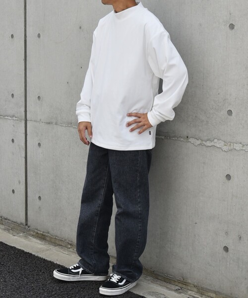 「SHIPS any」 長袖Tシャツ MEDIUM ホワイト メンズ_画像4