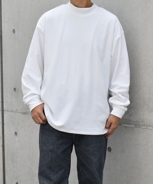 「SHIPS any」 長袖Tシャツ MEDIUM ホワイト メンズ_画像5