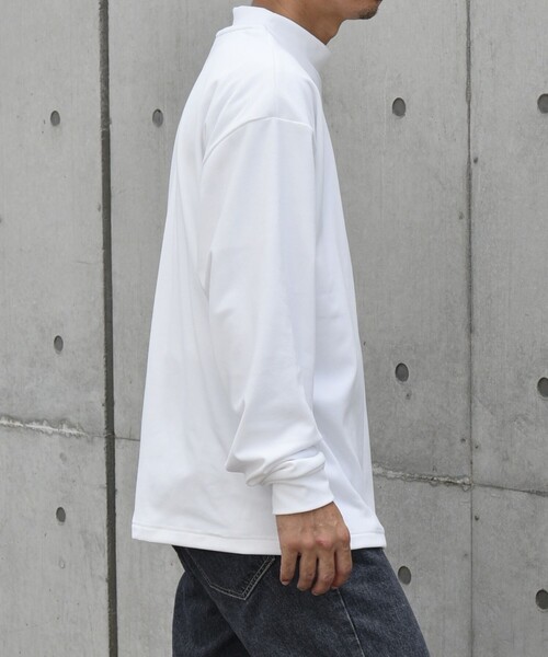 「SHIPS any」 長袖Tシャツ MEDIUM ホワイト メンズ_画像7