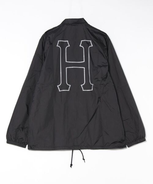 「HUF」 コーチジャケット S ブラック メンズ_画像2