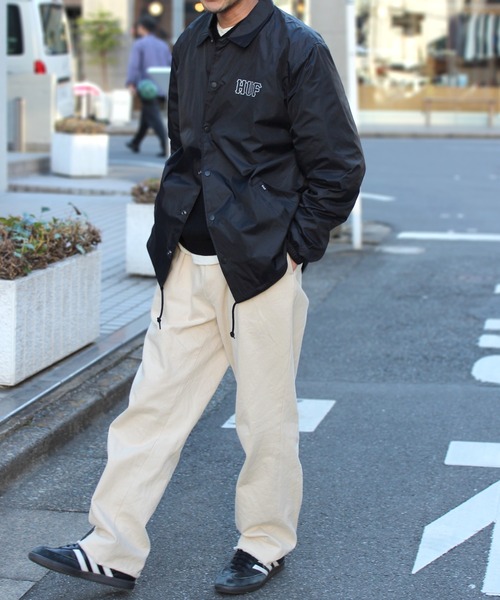 「HUF」 コーチジャケット S ブラック メンズ_画像7