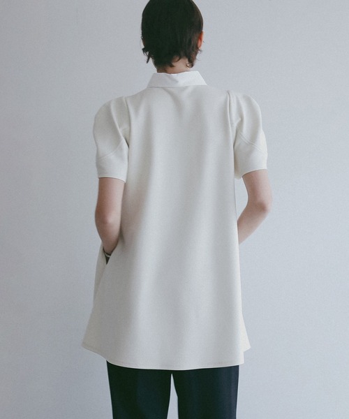 ROUND SLEEVE POLO TOPS レディース | MANOF | 09