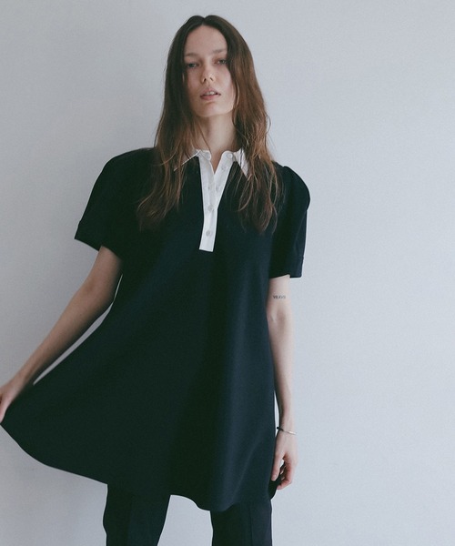 ROUND SLEEVE POLO TOPS レディース | MANOF | 13