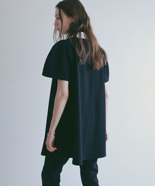 ROUND SLEEVE POLO TOPS レディース | MANOF | 19