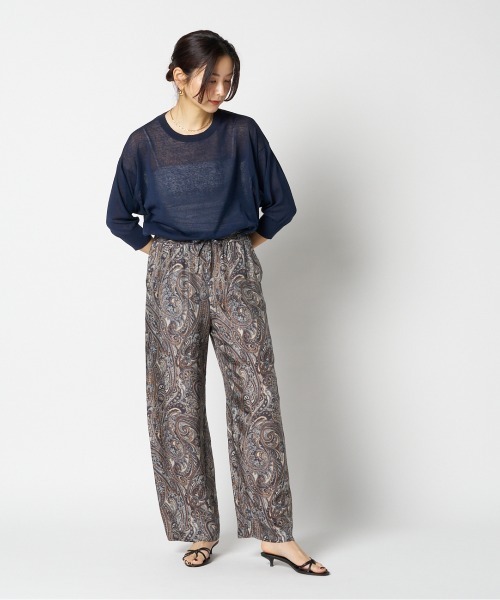 パンツ IPEKER PRINTED EASY PANTS レディースの画像