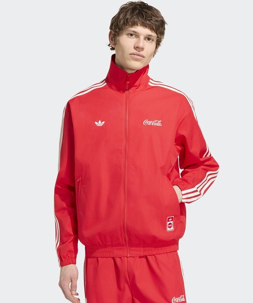 adidas トラックジャケット（色：レッド系）のおすすめ人気商品一覧