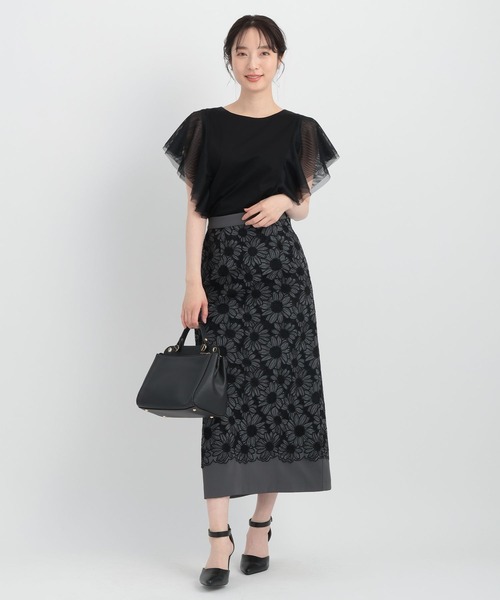 「Andemiu」 タイトスカート SMALL ベージュ レディース_画像2