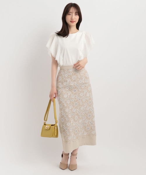 「Andemiu」 タイトスカート SMALL ベージュ レディース_画像4