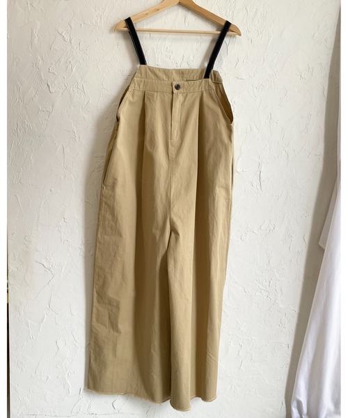 She's Closet サロペット オーバーオール 綿ツイルフロントタック