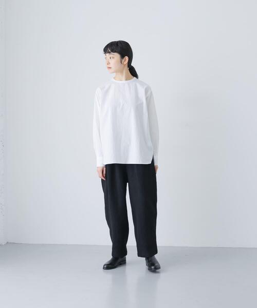 「かぐれ」 長袖ブラウス FREE ホワイト レディース_画像6