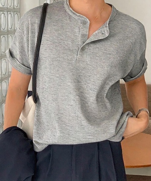 【希少】NIKE ナイキ 00ss 銀タグ サーマル ワッフル ヘンリーネック NOWLE（ノウル） ヘンリーネック tシャツ 「NOWLE」凹凸ワッフル