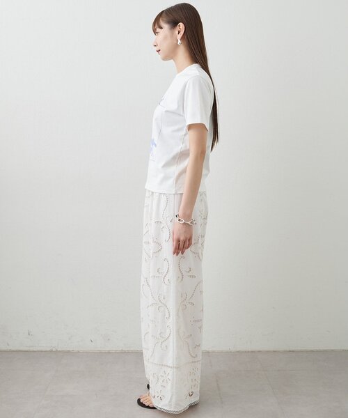 Whim Gazette（ウィム ガゼット） tシャツ 半袖 「GEMINI」FLOWER T 