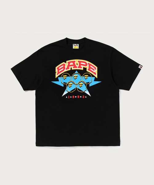アメフトシャツ エイプコラボ A BATHING APE（アベイシングエイプ） tシャツ BAPE TWIN STA SPORT