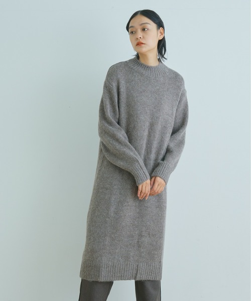 ワンピース Whyto ホワイト モヘア混シャギーiラインワンピース Zozotown Paypayモール店 通販 Paypayモール