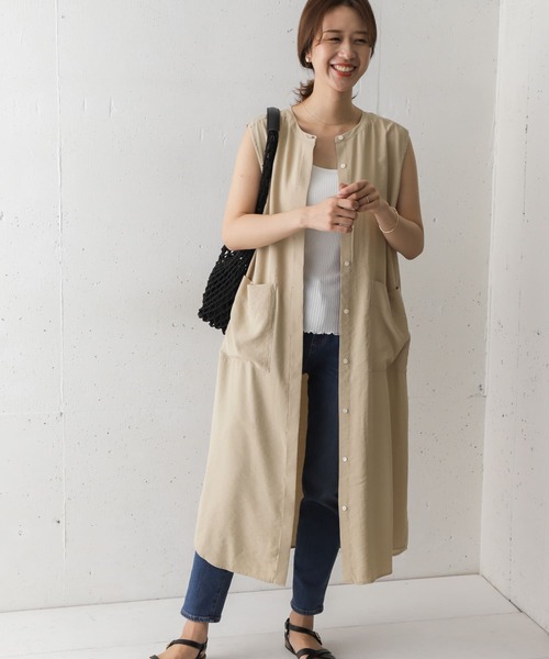 あ*.様 BPN 切りっぱなし　ノースリーブ　ジレ URBAN RESEARCH DOORS（アーバンリサーチドアーズ） ワンピース